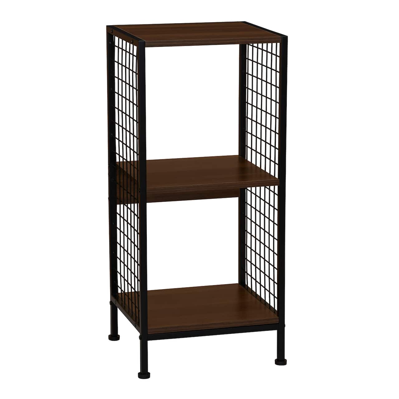 Household Essentials 28" Trellis 2 Compartment Storage Bookshelf